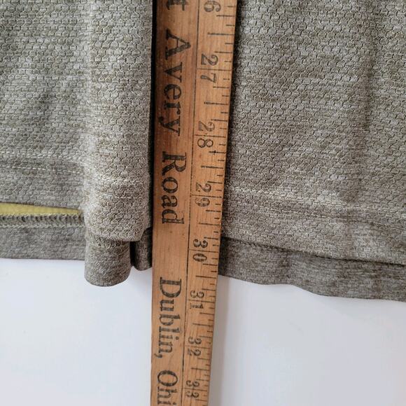 Duluth Trading Co. Men’s Polo Shirt Large - Zip Pocket Green Polyester Nylon - Picture 5 of 7